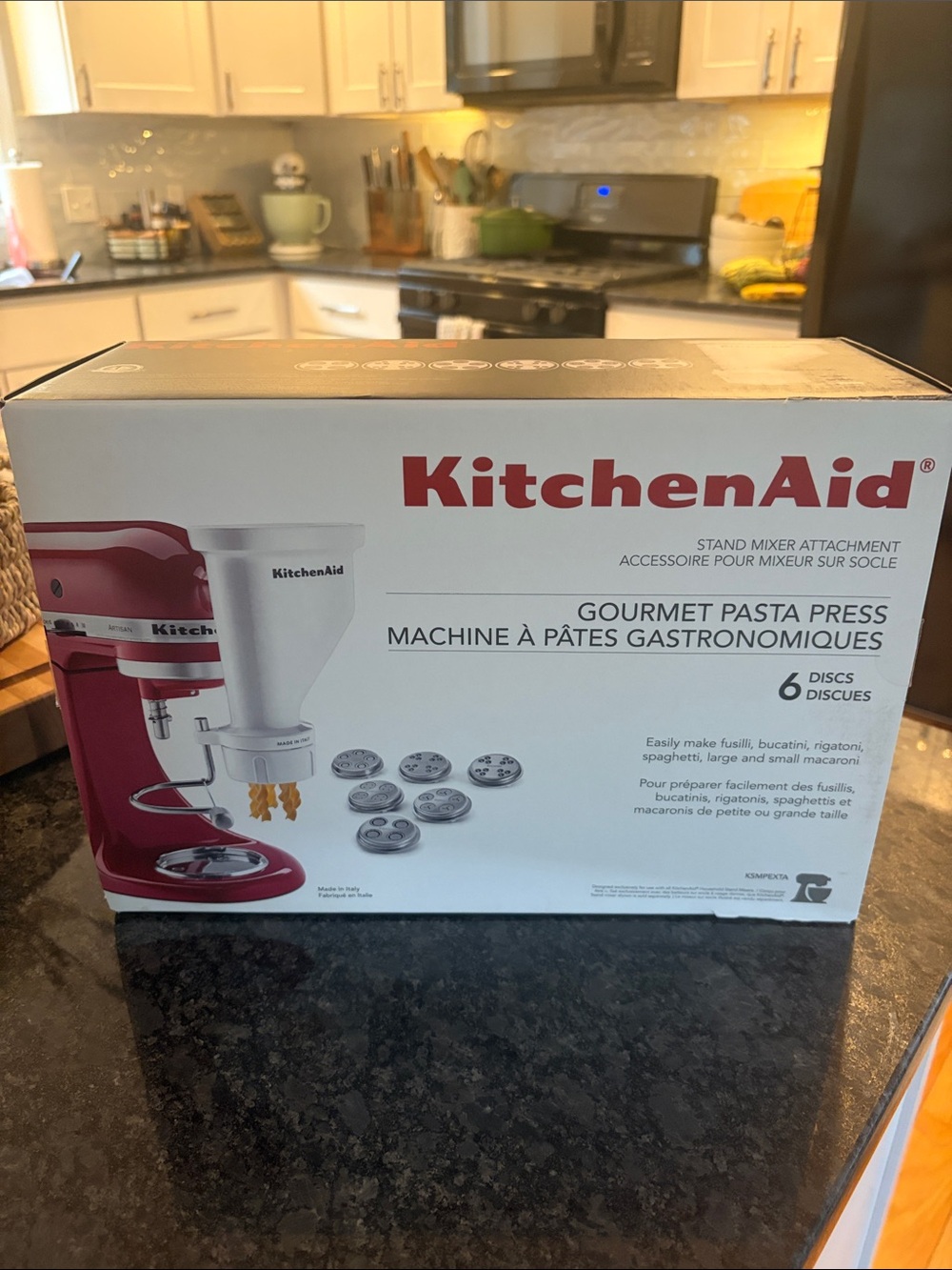 KitchenAid Gourmet Pasta Press Attachment - White, New In Box